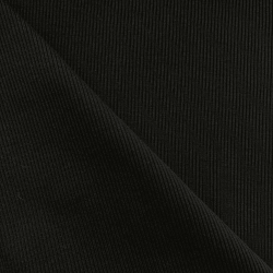 Ткань Кашкорсе, 420гм/2, 110см, цвет Черный (на отрез) в Смоленске