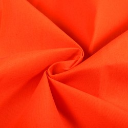 Ткань Грета Водоотталкивающая (80%пф, 20%хл) (Ширина 150см), цвет Оранжевый Неон (на отрез) в Смоленске
