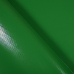 Ткань ПВХ 450 гр/м2 (Ширина 1,6м), цвет Зелёный (на отрез) в Смоленске