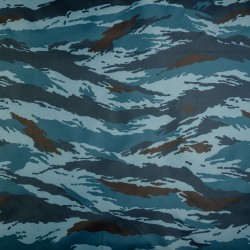 Ткань Oxford 210D PU (Ширина 1,48м), камуфляж &quot;Камыш Синий&quot; (на отрез) в Смоленске