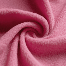 Флис Односторонний 130 гр/м2, цвет Розовый (на отрез)  в Смоленске