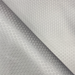 Ткань Oxford 300D PU Рип-Стоп СОТЫ, цвет Светло-Серый (на отрез) в Смоленске
