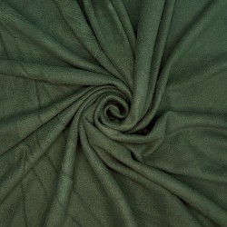 Ткань Флис Односторонний 130 гр/м2 (Ширина 150см), цвет Темный хаки (на отрез) в Смоленске