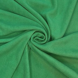 Ткань Флис Односторонний 130 гр/м2 (Ширина 150см), цвет Зелёный (на отрез) в Смоленске