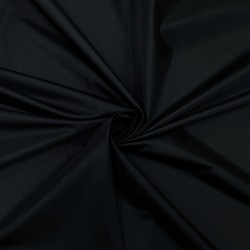 Ткань Дюспо 240Т  WR PU Milky (Ширина 150см), цвет Черный (на отрез) в Смоленске