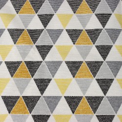 Интерьерная ткань Дак (DUCK) (ширина 1,8м), принт &quot;Малые Треугольники&quot; (на отрез) в Смоленске