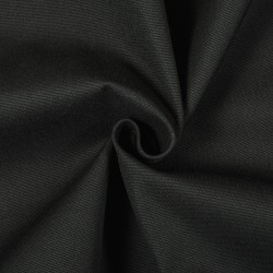Ткань Канвас 35/65 (Ширина 150см), цвет Черный (на отрез) в Смоленске