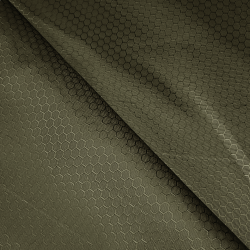 Ткань Oxford 300D PU Рип-Стоп СОТЫ, цвет Хаки (на отрез) в Смоленске