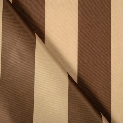 Ткань Oxford 300D PU (Ширина 1,48м), Бежево-Коричневая полоса (на отрез) в Смоленске