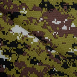 Ткань Oxford 600D PU (Ширина 1,48м), камуфляж Цифра Зеленая (на отрез) в Смоленске