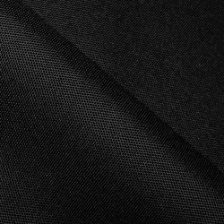 Ткань Oxford 600D ПВХ (Ширина 1,48м), цвет Черный (на отрез) в Смоленске