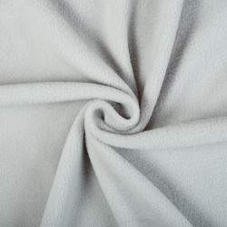 Ткань Флис Односторонний 180 гр/м2 (Ширина 150см), цвет Светло-Серый (на отрез) в Смоленске
