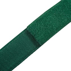 Контактная лента 40мм (38мм) цвет Зелёный (велькро-липучка, на отрез) в Смоленске