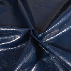Тентовое полотно Тарпаулин 180 г/м2 (Ширина 2м), цвет Темно-Синий (на отрез) в Смоленске