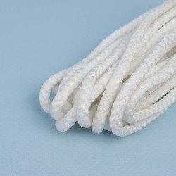 Шнур с сердечником, цвет Белый (плетено-вязанный, плотный) в Смоленске
