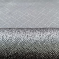 Ткань Блэкаут для штор светозатемняющая 100% (Ширина 280см)  &quot;Орнамент Серый&quot; (на отрез) в Смоленске