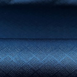 Ткань Блэкаут для штор светозатемняющая 100% (Ширина 280см)  &quot;Орнамент Синий&quot; (на отрез) в Смоленске